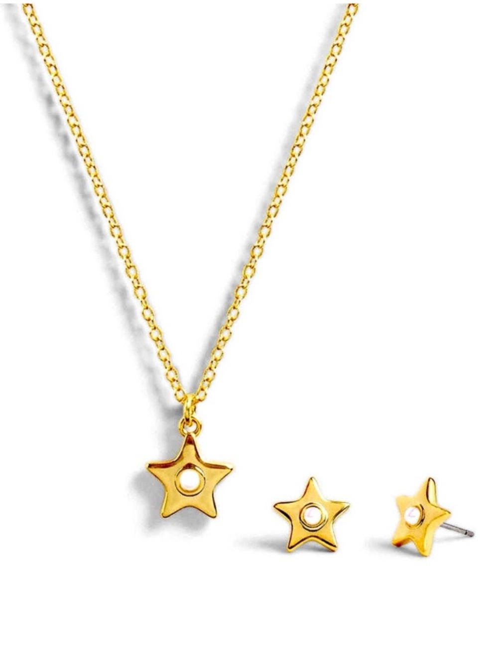 COACH New York star earrings and necklace set🤩🤩